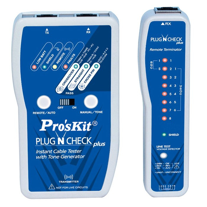 PROSKIT MT-7055 Enhanced Lan Cable Tester - Click Image to Close